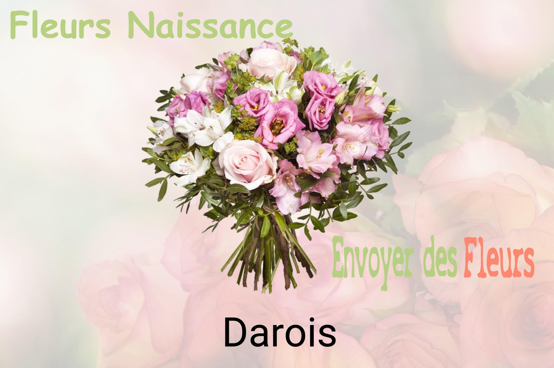 Bouquet de fleurs de naissance livré à Darois